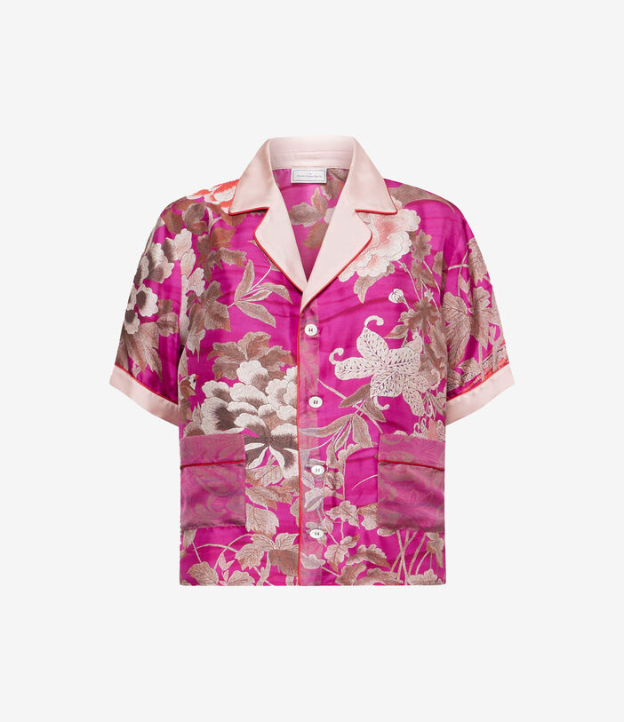 Pierre Louis Mascia ALOE Shortsleeve Shirt Silk Multicolor ALOESCMC11927SE511612101