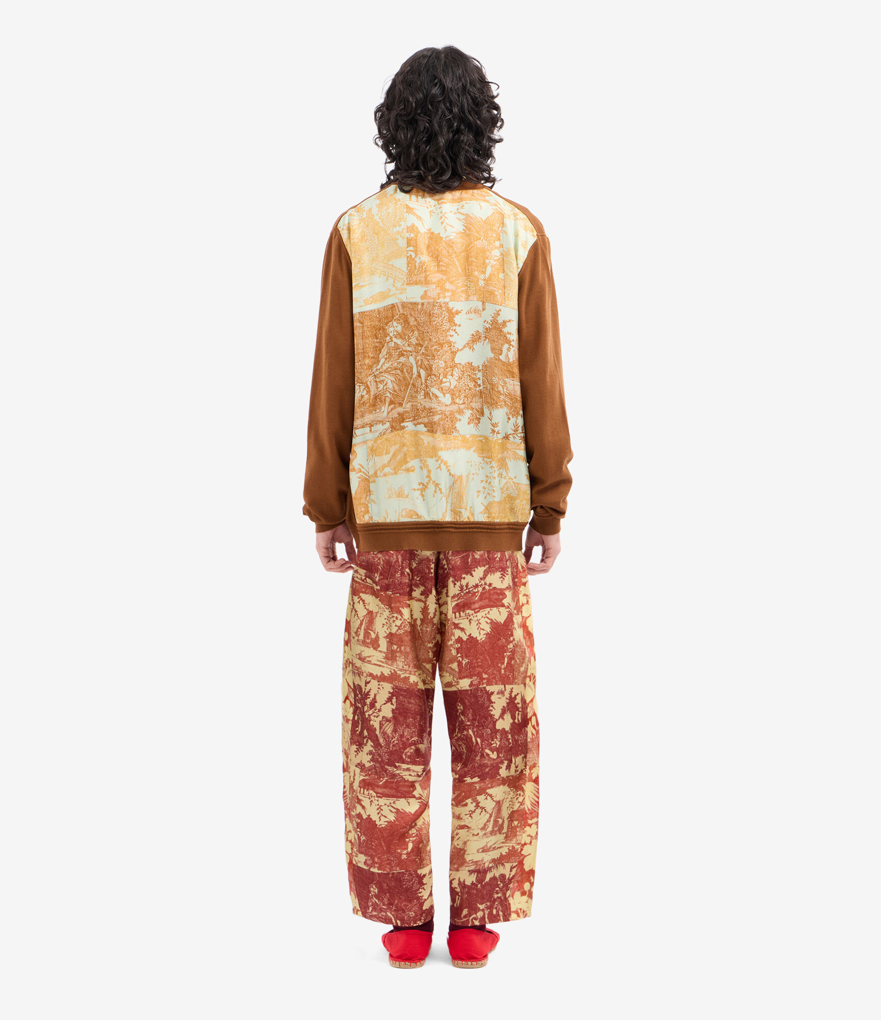 TRICOT Cardigan Wool in LITOGRAFIA CARAMELLO | Pierre-Louis Mascia®