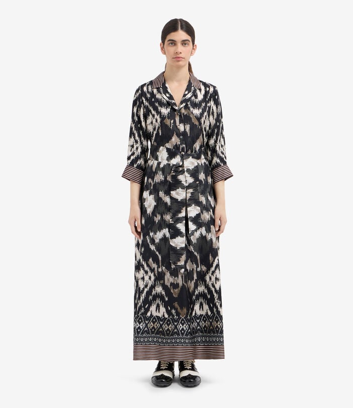 Pierre Louis Mascia ALOE Shirt Dress Silk Pierre Louis Mascia ALOE Shirt Dress Silk GRAFITE ALOESAB11899SE516289101