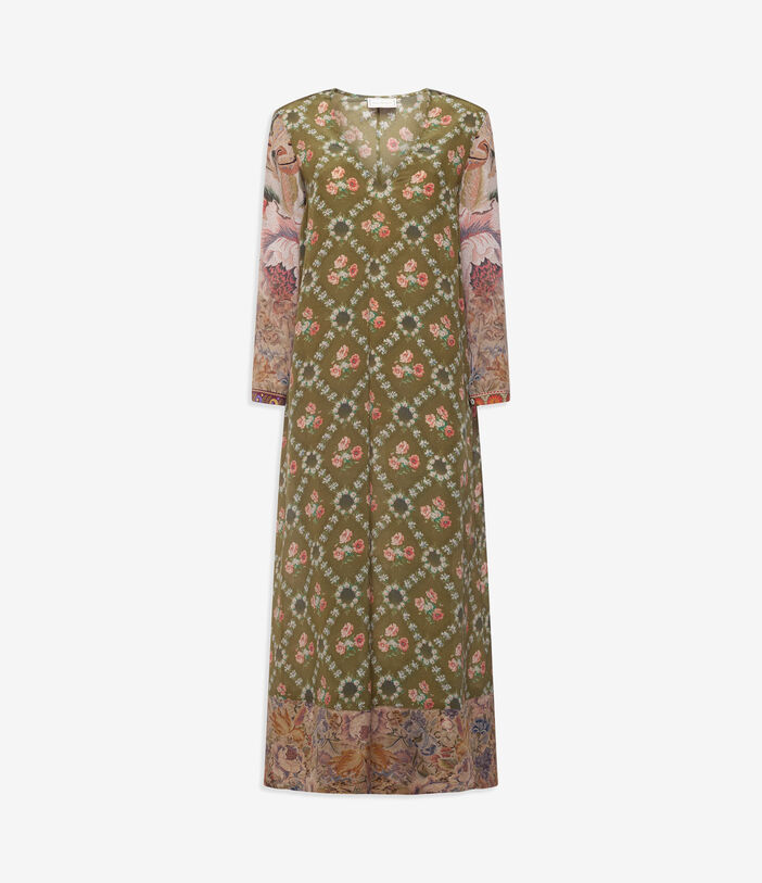 Pierre Louis Mascia TRAPEZIO Dress Silk Pierre Louis Mascia TRAPEZIO Dress Silk ERBARIO TRAPEZIOSAB12349SE516375101
