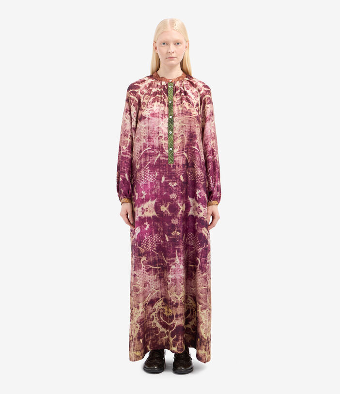 Pierre Louis Mascia ALOE Shirt Dress Silk Multicolor ALOESAB11524SE516369101