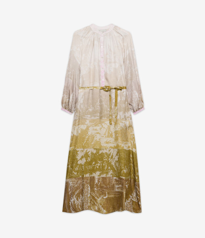 Pierre Louis Mascia ALOE Dress Silk MUSTARD ALOESAB11524SE514988101