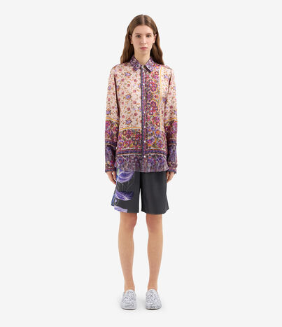 Pierre Louis Mascia ALOE Longsleeve Shirt Silk MULTICOLOR ALOESCML12451SE514735101