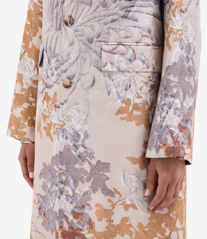 Pierre Louis Mascia CIALDA Coat Silk LOTO BIANCO CIALDACPT12107SE518179101