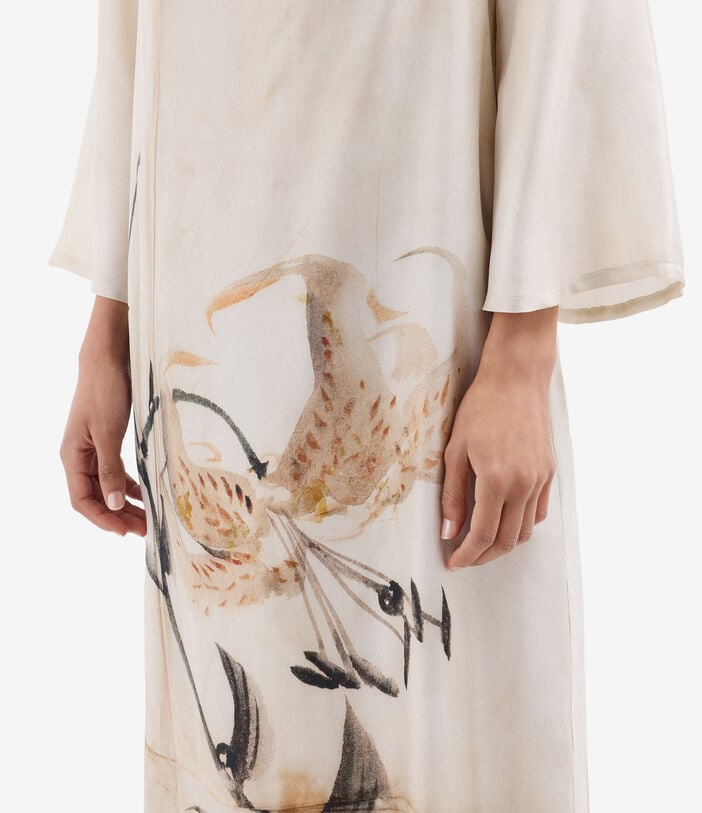 Pierre Louis Mascia ALOE Kaftan Dress Silk BAMBÙ ALOESAB12602SE518045101