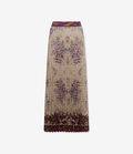 Pierre Louis Mascia CETO Pleated Maxi Skirt Polyester MALVA CETOSGO11564PL518002101