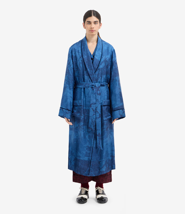 Pierre Louis Mascia ALOEGUM Dressing Gown Silk Pierre Louis Mascia ALOEGUM Dressing Gown Silk Multicolor ALOEGUMSVT10010L124SE516073102