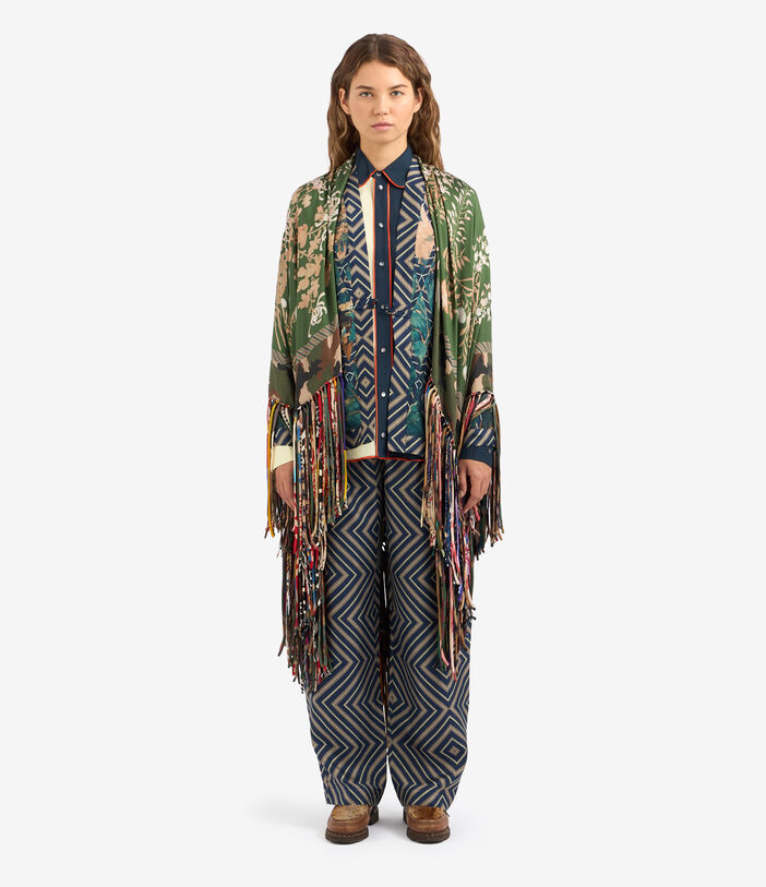 Pierre Louis Mascia ALOE Jacket Silk Multicolor ALOEGC12045SE513519101