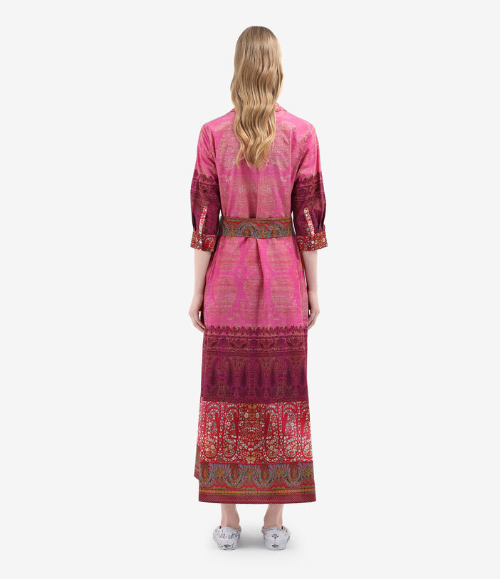 Pierre Louis Mascia DIOMEDE Shirt Dress Cotton Multicolor DIOMEDESAB11899CO514888101