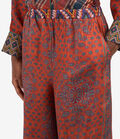 Pierre Louis Mascia CIALDA Palazzo Trousers Silk Multicolor CIALDASPT10766SE513294101