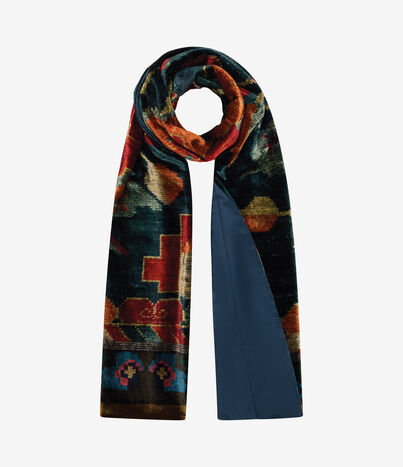 Pierre Louis Mascia KANADAS Scarf Viscose Silk 65x200 AFFRESCO NOMADE KANADAS065X200DVI518913102