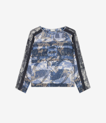 Pierre Louis Mascia ALOE Longsleeve Shirt Silk Multicolor ALOESCML10061SE513248101