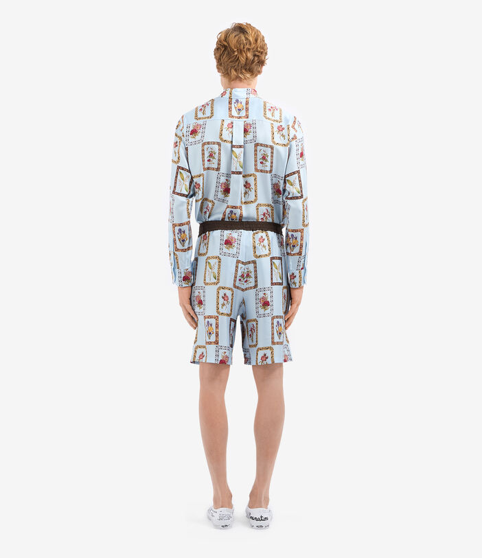Pierre Louis Mascia ALOEGOTS Shorts Silk LIGHT BLUE ALOEGOTSSPN11765SE514659101