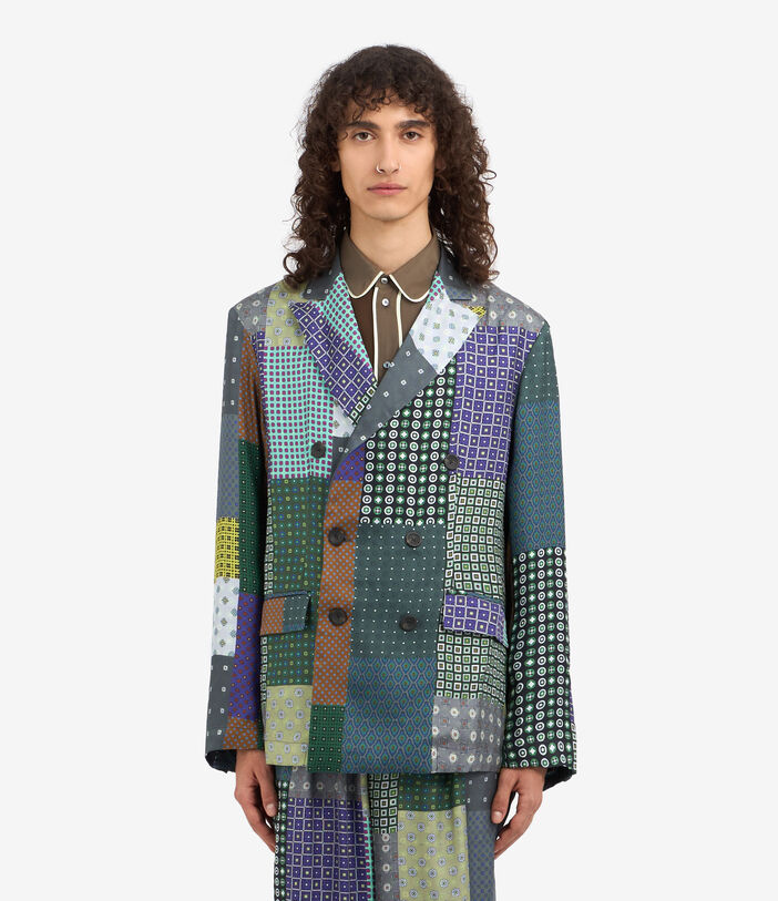 Pierre Louis Mascia FANCY Jacket Silk Multicolor FANCYGC12167SE140133101