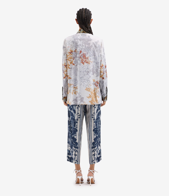 Pierre Louis Mascia DIOMEDE Longsleeve Shirt Cotton LOTO BIANCO DIOMEDESCML12813CO518210101