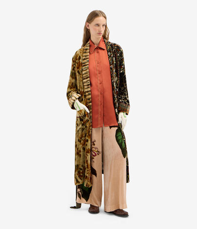 Pierre Louis Mascia KANDOX Pantalon Viscose et Soie PAISLEY DI OSSIDIANA KANDOXPT12929VI519138101