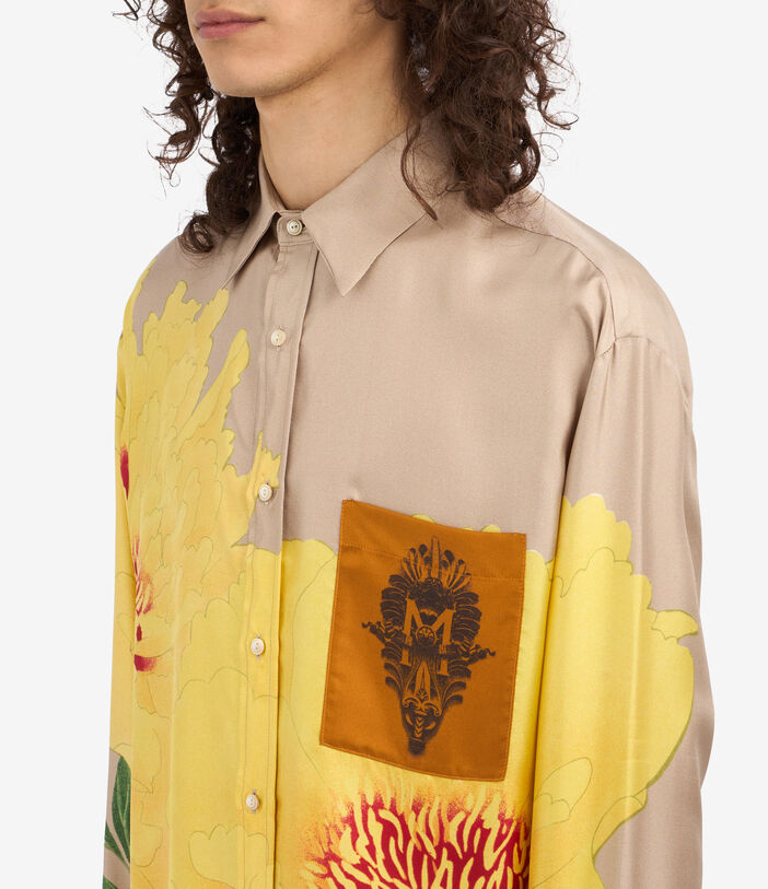 Pierre Louis Mascia ALOEGOTS Longsleeve Shirt Silk Multicolor ALOEGOTSSCML10643SE512521101