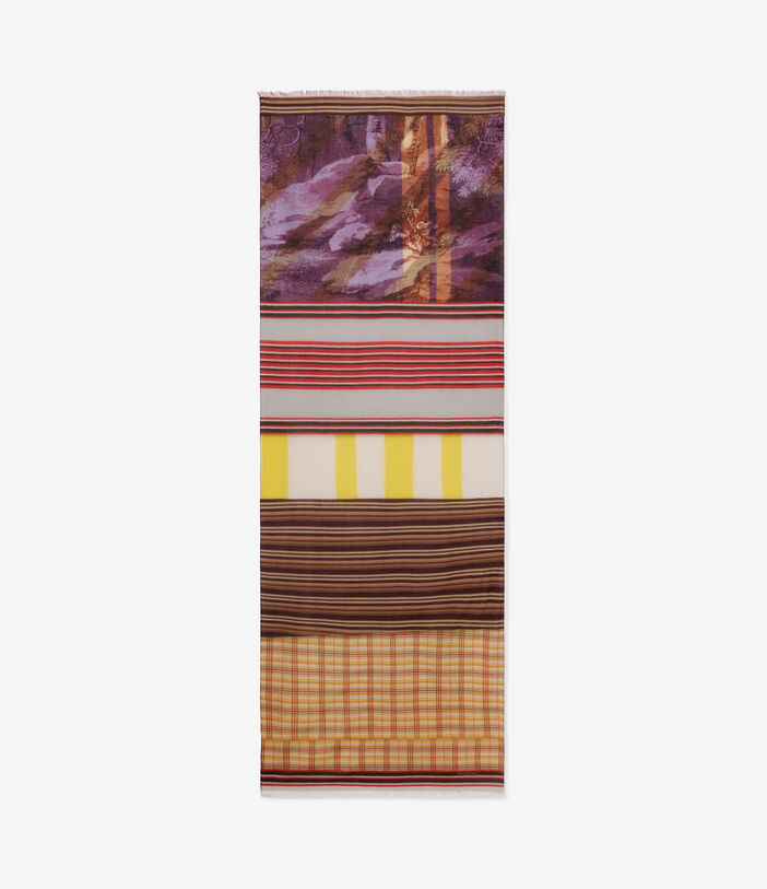 Pierre Louis Mascia HAWNBCI Scarf Cotton Silk 65x190 MULTICOLOR HAWNBCISW065X190ACO51482910130