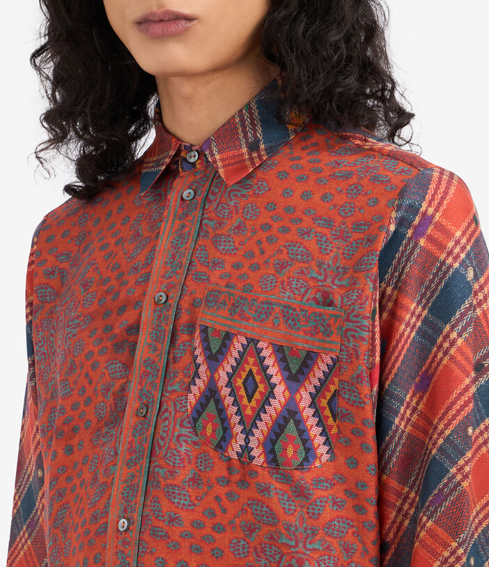 Pierre Louis Mascia ALOE Longsleeve Shirt Silk Multicolor ALOESCML12255SE513245101