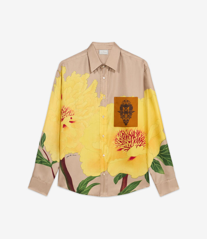 Pierre Louis Mascia ALOEGOTS Longsleeve Shirt Silk Multicolor ALOEGOTSSCML10643SE512521101