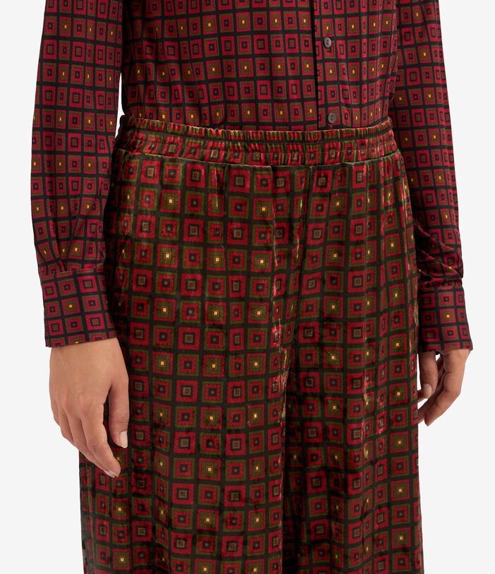 Pierre Louis Mascia RANAT Palazzo Trousers Polyester Multicolor RANATSPT12054PL139596103