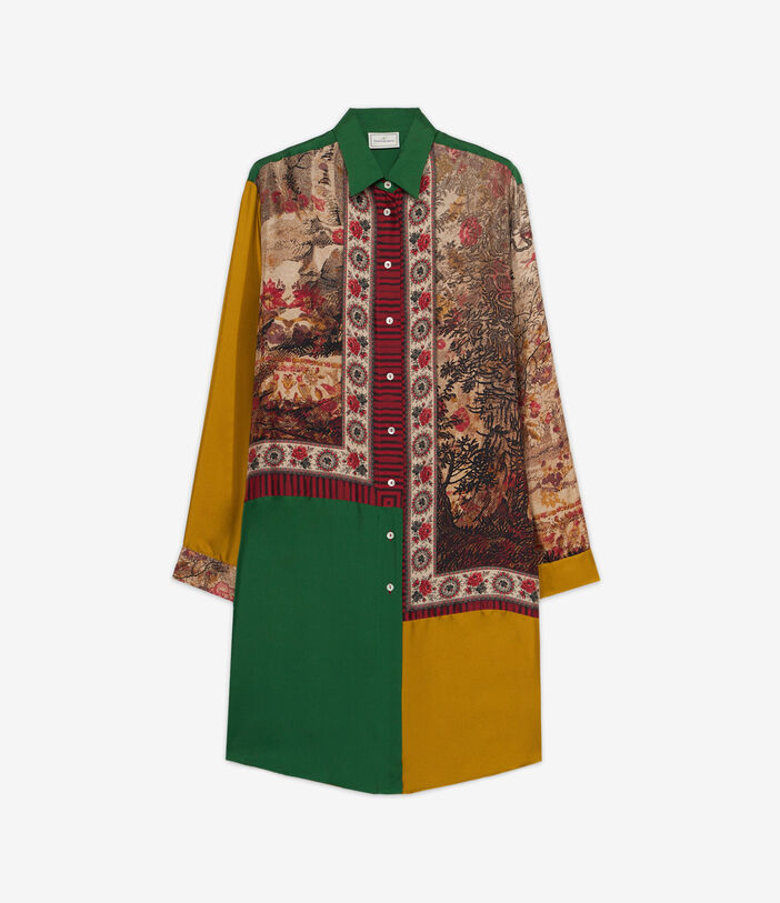 Pierre Louis Mascia ALOE Longsleeve Shirt Silk MULTICOLOR ALOESCML12162SE514736101