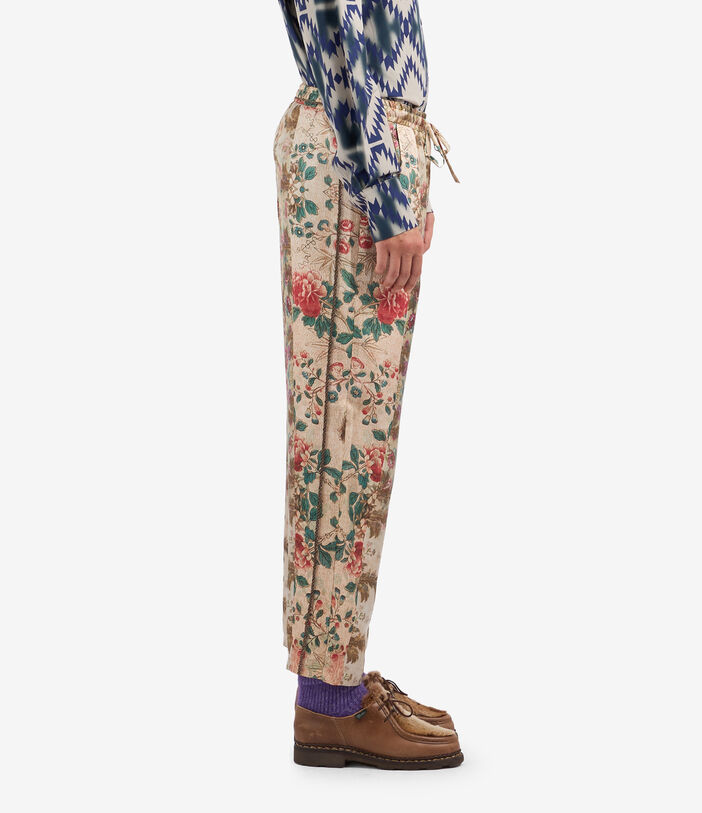 Pierre Louis Mascia ALOE Trousers Silk Multicolor ALOESPT10959SE513269101