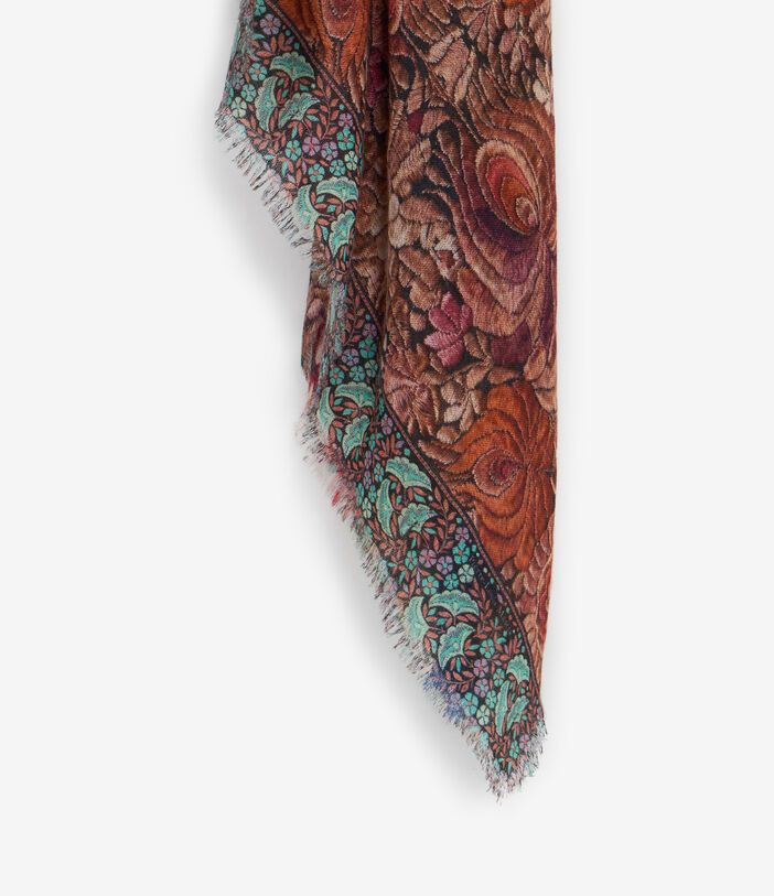 Pierre Louis Mascia EUCLIDE Shawl Scarf Cashmere 135x195 Multicolor EUCLIDES135X195SWS51235510121