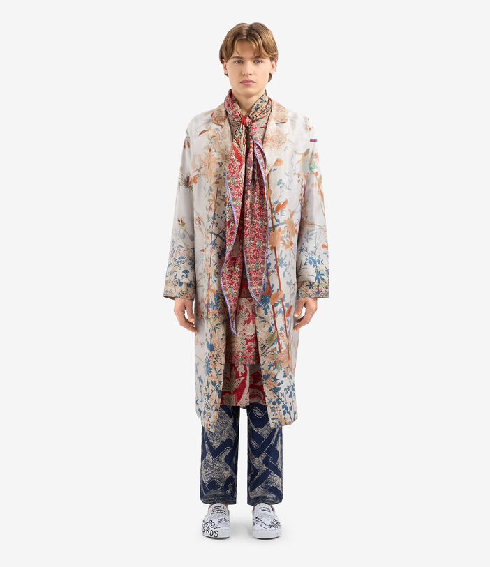 Pierre Louis Mascia ENEKAM Jacket/Raincoat Silk ECRU ENEKAMSPO12438SE514977101