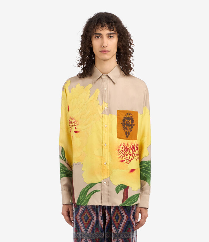 Pierre Louis Mascia ALOEGOTS Longsleeve Shirt Silk Multicolor ALOEGOTSSCML10643SE512521101