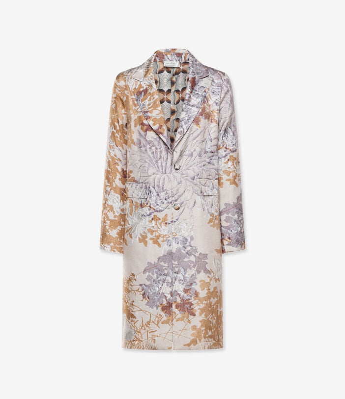 Pierre Louis Mascia CIALDA Coat Silk LOTO BIANCO CIALDACPT12107SE518179101