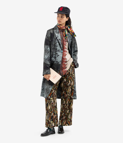 Pierre Louis Mascia JP682DOX Coat Viscose Silk CENERE MINERALE JP682DOXCPT12107VI519564103