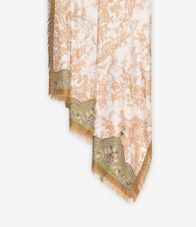 Pierre Louis Mascia ALOEUW Shawl Scarf Silk 135x195 RIBES BRUNITO ALOEUWSW135X195S4SE518614101