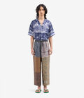 Pierre Louis Mascia ALOE Trousers Silk PATCHWORK ALOESPT10959SE517915101