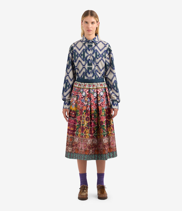 Pierre Louis Mascia ALOSOL Skirt Polyester Silk Multicolor ALOSOLGO11912PL513301101