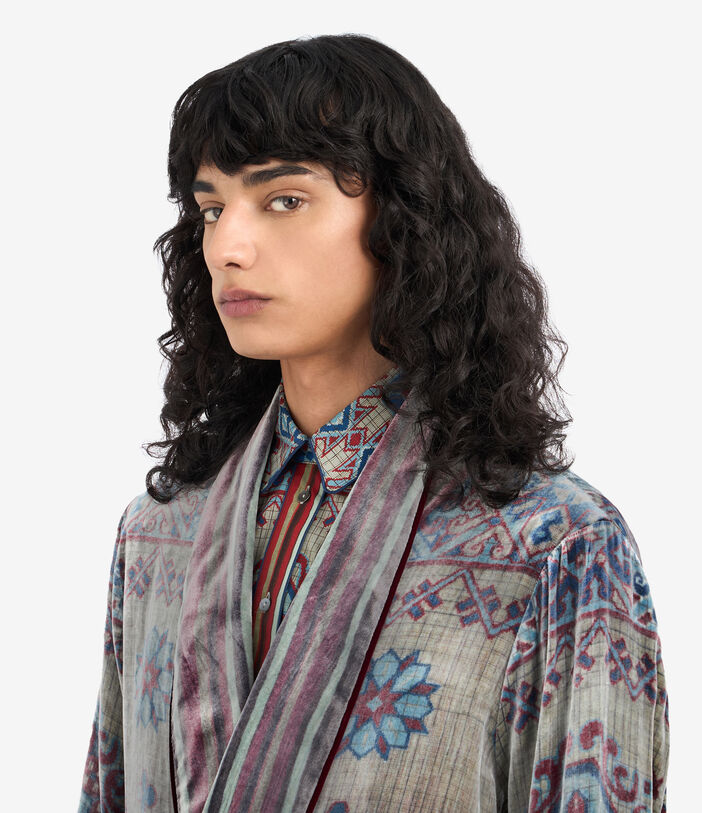 Pierre Louis Mascia KANPUR Dressing Gown Viscose Silk Multicolor KANPURSVVT11668L124VI513577101
