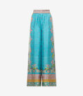 Pierre Louis Mascia ALOE Palazzo Trousers Silk CELESTE ALOESPT12450SE517994101