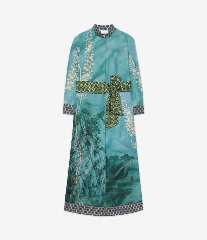 Pierre Louis Mascia DIOMEDE Dress Cotton Multicolor DIOMEDESAB12441CO515035101
