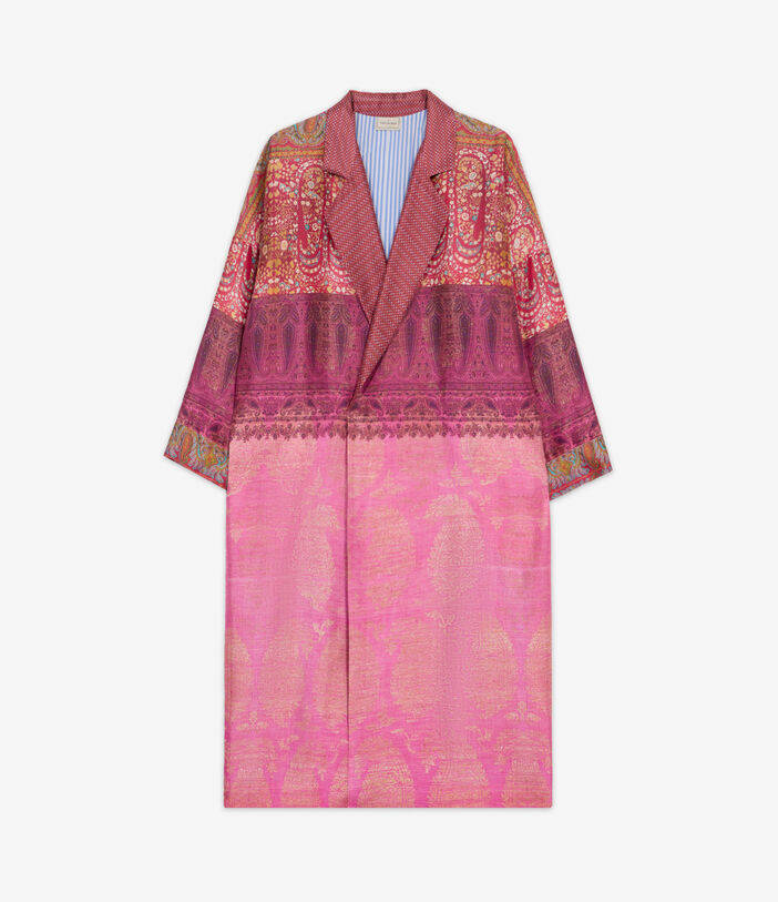 Pierre Louis Mascia ENEKAM Jacket/Raincoat Silk FUCHSIA ENEKAMSPO12438SE514978101