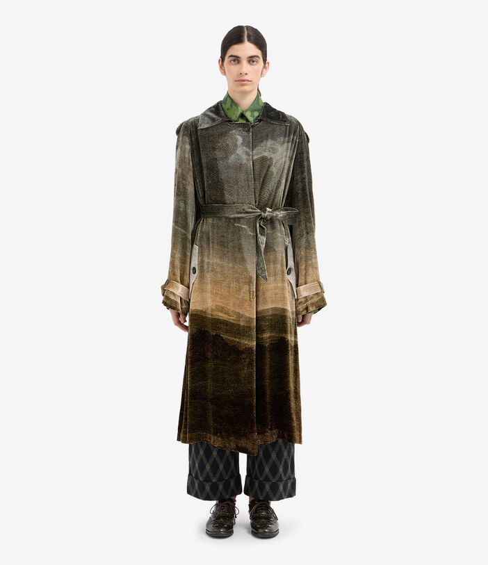 Pierre Louis Mascia KANPUR Jacket/Raincoat Viscose Silk Multicolor KANPURSSPO12706VI516551101