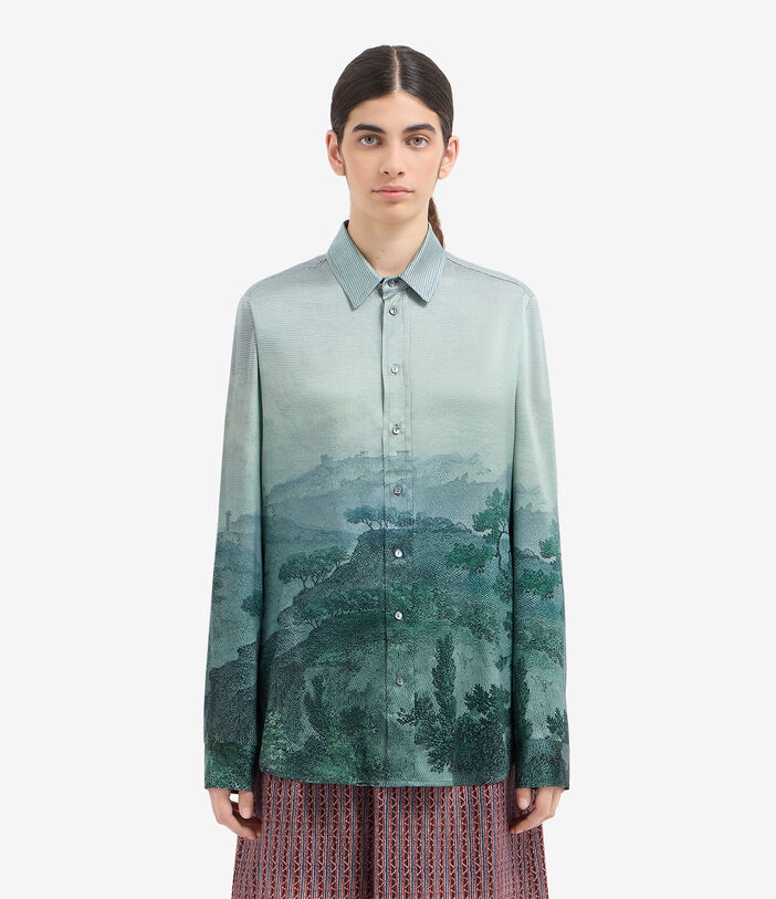 Pierre Louis Mascia ADASTRGUM Longsleeve Shirt Silk Pierre Louis Mascia ADASTRGUM Longsleeve Shirt Silk Multicolor ADASTRGUMSCML12451SE516330101