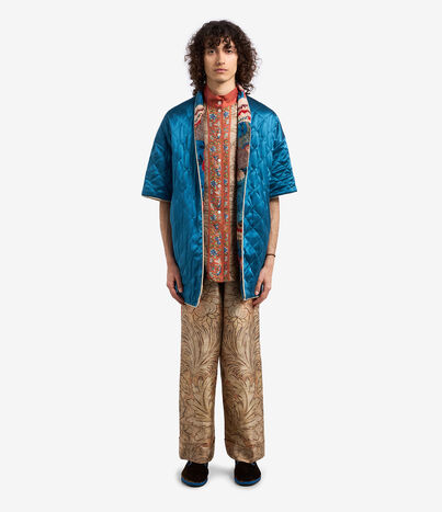 Pierre Louis Mascia CIALDA Trousers Silk TERRACOTTA CIALDASPT12173SE512827101