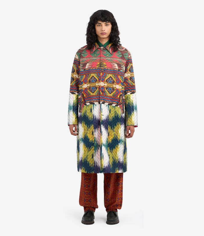 Pierre Louis Mascia ALOINT Raincoat Polyester Silk Multicolor ALOINTIMP12324PL513550101