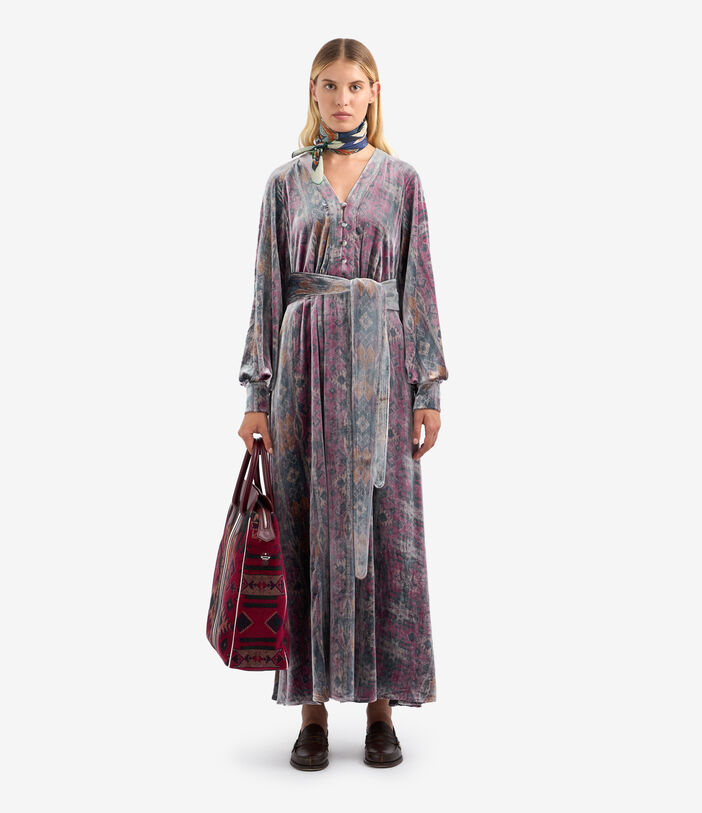 Pierre Louis Mascia KANPUR Dress Viscose Silk Multicolor KANPURSVAB12312VI139842101