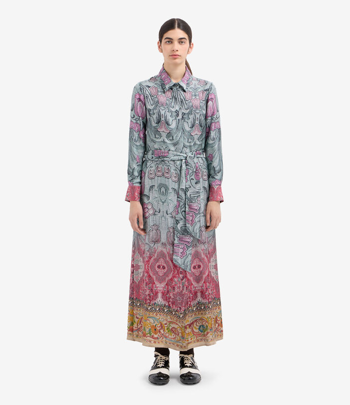 Pierre Louis Mascia ALOE Shirt Dress Silk Pierre Louis Mascia ALOE Shirt Dress Silk Multicolor ALOESAB12448SE516284101