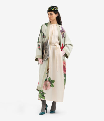 Pierre Louis Mascia ALOE Kimono Silk DAMASCO SAHARA ALOEKM12528SE519258101