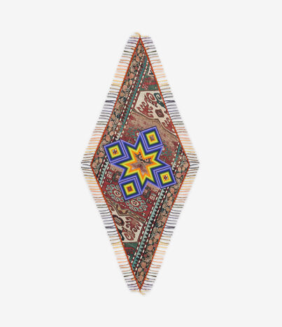 Pierre Louis Mascia ALOEUW Scarf Silk 100x100 Multicolor ALOEUWSW100X100RPFSE51273310118