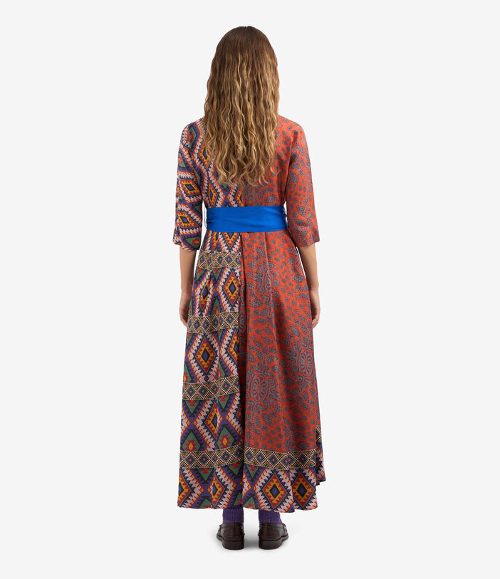 Pierre Louis Mascia CIALDA Wrap Dress Silk Multicolor CIALDASAB11914SE513358101