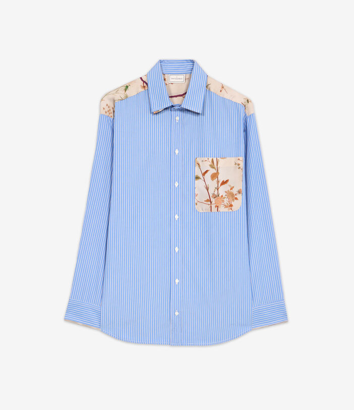 Pierre Louis Mascia ALOTHO Longsleeve Shirt Cotton Silk Multicolor ALOTHOCML12469CO514994101