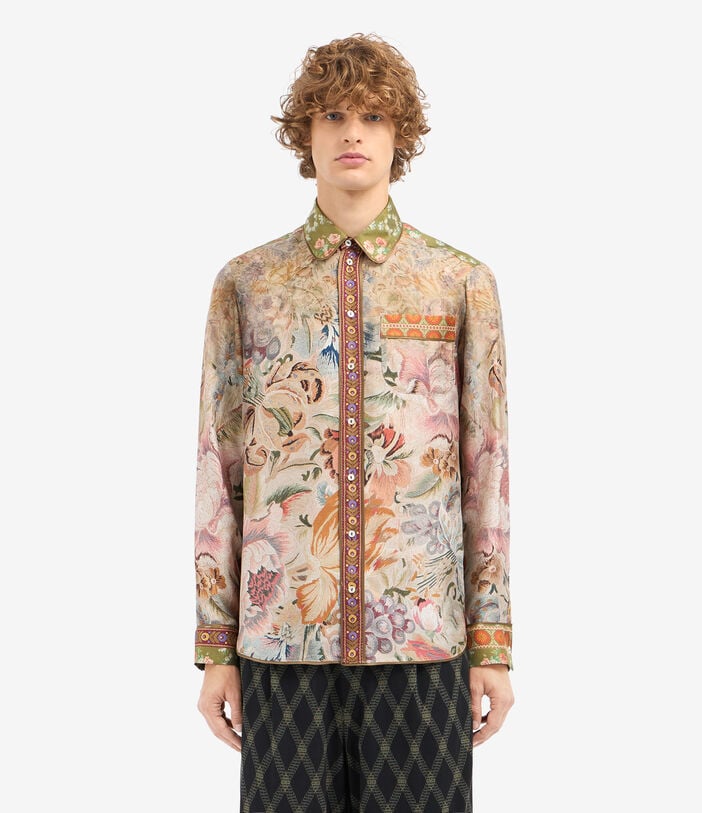 Pierre Louis Mascia ALOE Longsleeve Shirt Silk Pierre Louis Mascia ALOE Longsleeve Shirt Silk Multicolor ALOESCML10642SE516217101